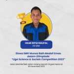 Siswa SMK Munas Sabet Medali Emas Olimpiade Liga Science & Socials Competition 2023
