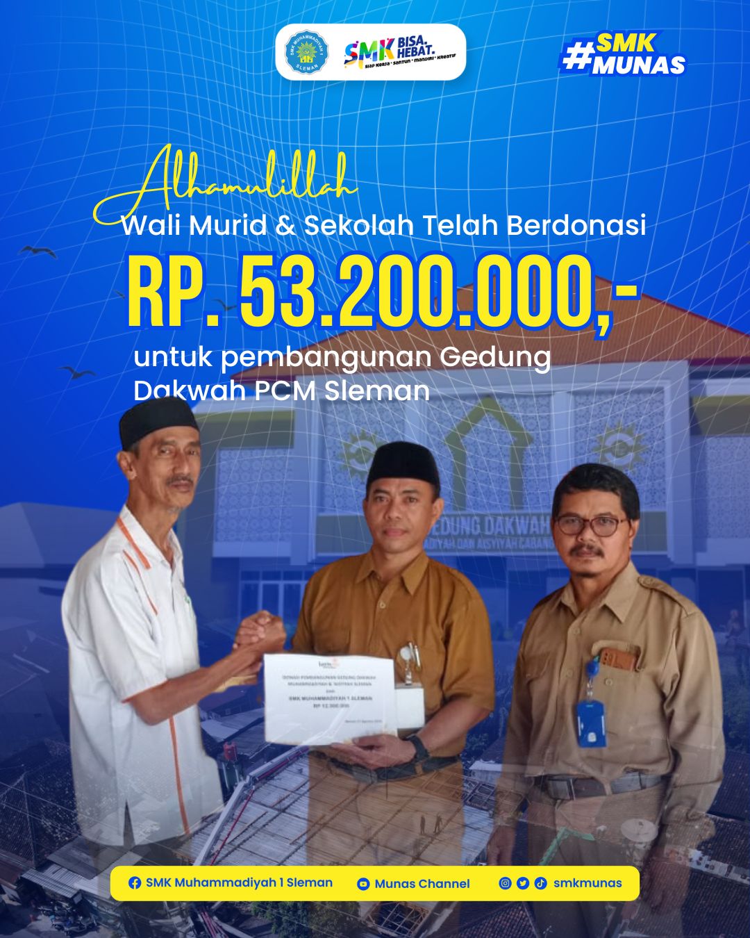 Kontribusi Pembangunan Gedung Dakwah